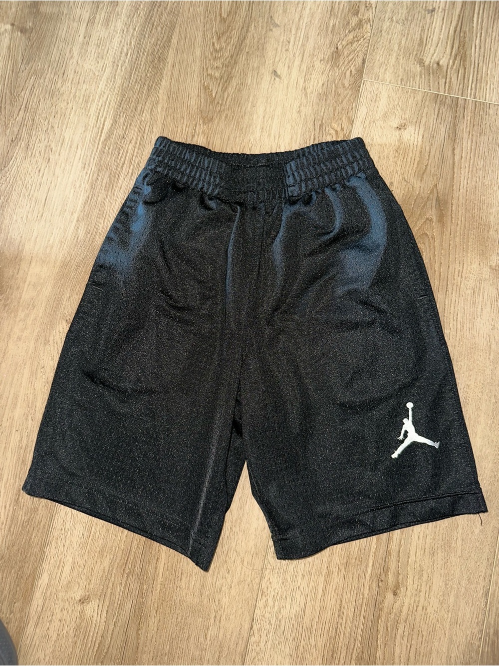 Jordan Black Shorts with White Jumpman Logo